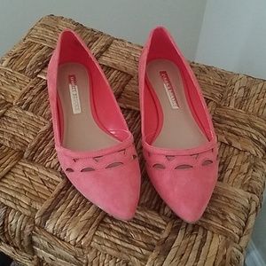 Audrey Brooke Marte Flats - Coral